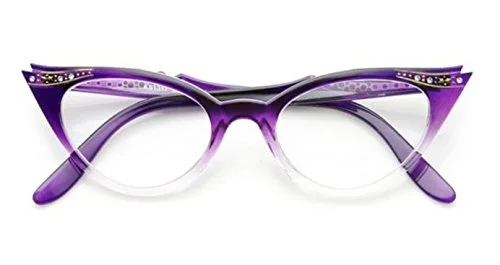 Carrera Womens Eyeglasses Frames Orange/Purple Cat Eye CA 5501 BDB 52 17 140