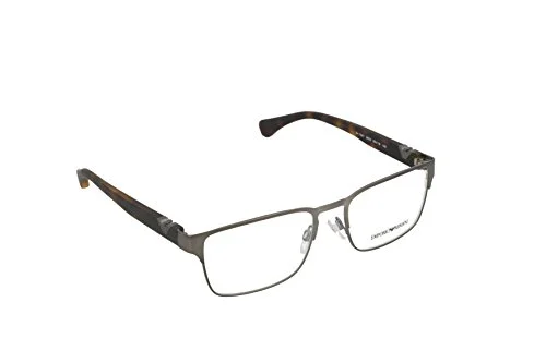 Emporio Armani EA 1027 3003 Matte Gunmetal Metal Square Eyeglasses 55mm 1