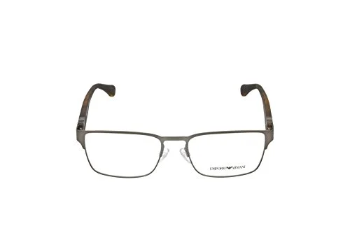 Emporio Armani EA 1027 3003 Matte Gunmetal Metal Square Eyeglasses 55mm 2