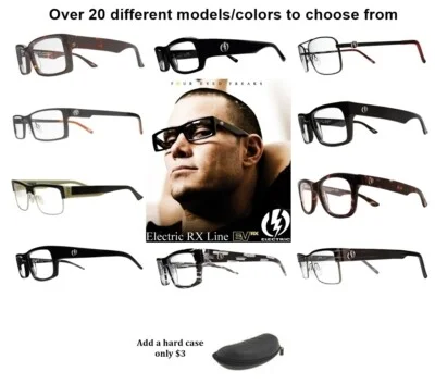 New Electric Visual Rx Prescription Eyeglasses Frames Mens Msrp$140