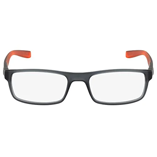 Nike 7090 068 Gray Orange Eyeglasses Frames 53-17 140 Designer Sports Men Women 2